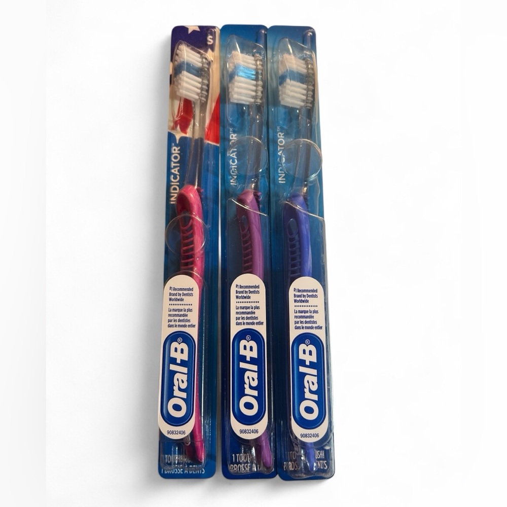 3‎ Oral B Indicator SOFT Toothbrushes Sealed 2016 2019
